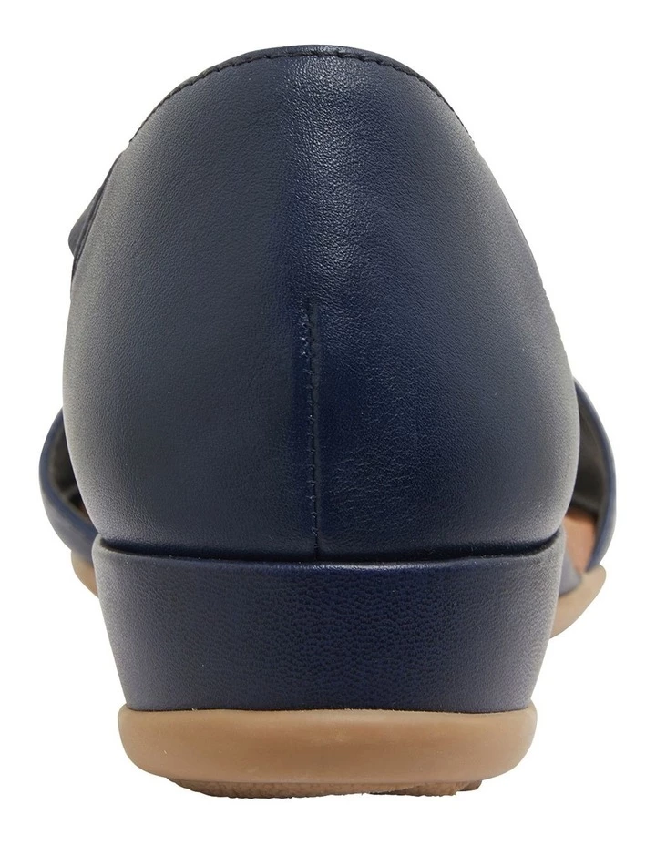 Wide Steps Caroline Navy Glove Sandals 5 Wide Steps Caroline Navy Glove Sandals - Image 5