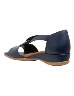 Wide Steps Caroline Navy Glove Sandals 13 Wide Steps Caroline Navy Glove Sandals -Deals Shoes Store 880376140 7 720x928