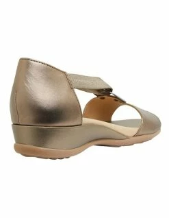 Wide Steps Caroline Pewter Metallic Sandals -Deals Shoes Store 880376320 4 720x928