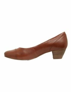 Wide Steps Acton Cognac Glove Heeled Shoes -Deals Shoes Store 880383970 3 720x928