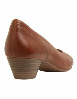 Wide Steps Acton Cognac Glove Heeled Shoes -Deals Shoes Store 880383970 4 720x928