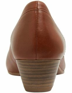 Wide Steps Acton Cognac Glove Heeled Shoes -Deals Shoes Store 880383970 5 720x928