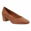 Easy Steps Gamma Cognac Glove Heeled Shoes