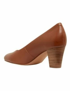 Easy Steps Marley Cognac Glove Heeled Shoes -Deals Shoes Store 880560100 6 720x928