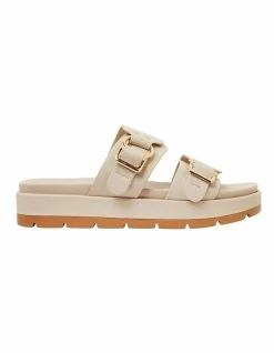 Sandler Fiction Beige Smooth Sandals