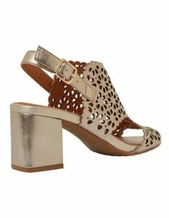 Easy Steps Amelia Soft Gold Metallic Sandals -Deals Shoes Store 881869150 4 720x928