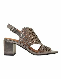 Easy Steps Amelia Pewter Metallic Sandals