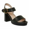 Jane Debster Petra Black Glove Sandals
