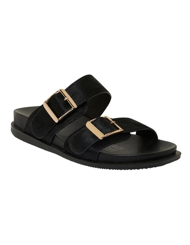 Jane Debster Sarina Black Hair Sandals 2 Jane Debster Sarina Black Hair Sandals - Image 2