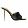 Tony Bianco Mylo Black Nappa Heels