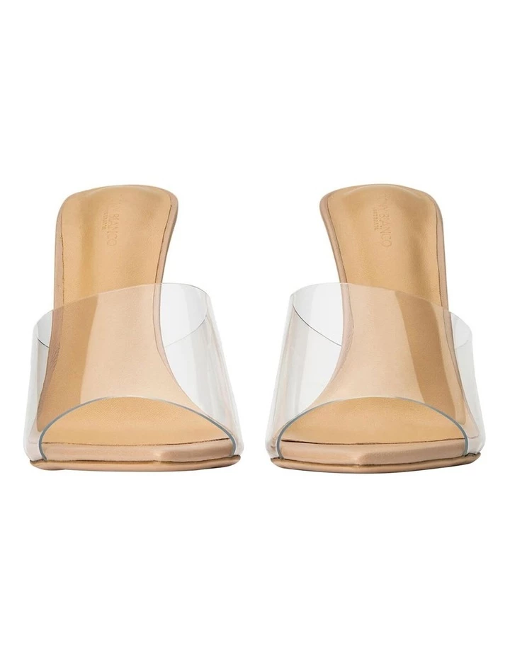 Tony Bianco Mylo Clear Vinylite/Skin Heels 2 Tony Bianco Mylo Clear Vinylite/Skin Heels - Image 2