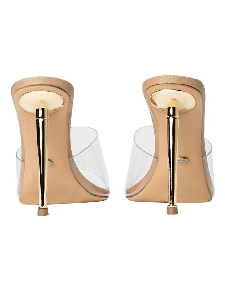 Tony Bianco Mylo Clear Vinylite/Skin Heels 3 Tony Bianco Mylo Clear Vinylite/Skin Heels - Image 3
