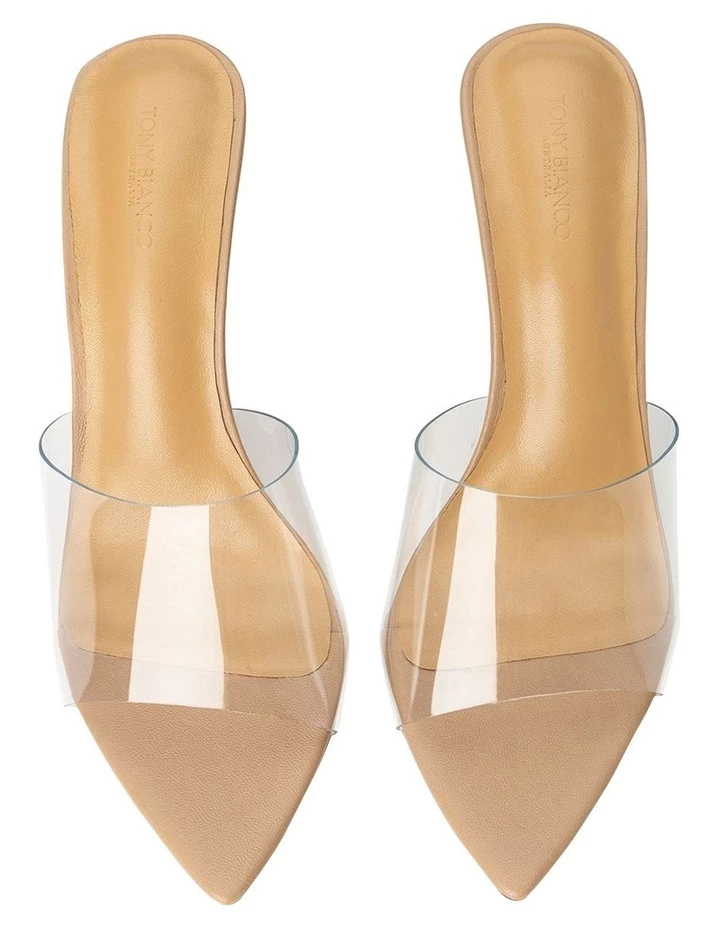Tony Bianco Mylo Clear Vinylite/Skin Heels 4 Tony Bianco Mylo Clear Vinylite/Skin Heels - Image 4