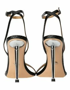 Tony Bianco Myra Black Snake Heels -Deals Shoes Store 883195750 3 720x928