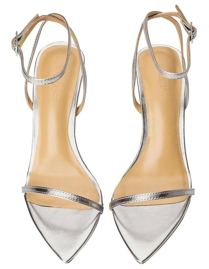 Tony Bianco Myra Silver Nappa Metallic Heels 4 Tony Bianco Myra Silver Nappa Metallic Heels - Image 4