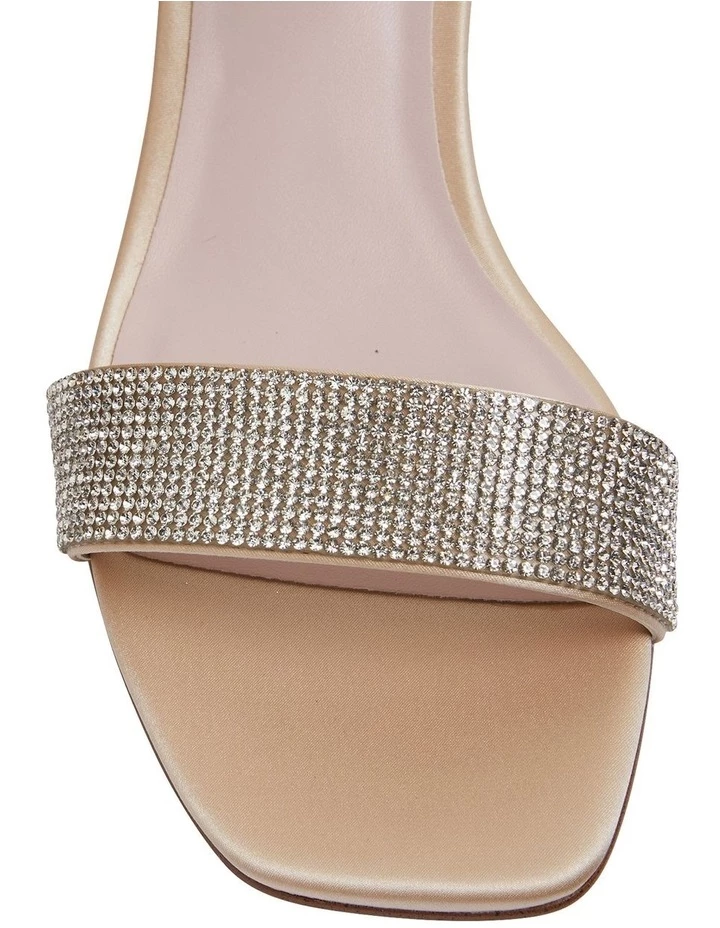 Pink Inc Icon Baby Pink Satin Sandals in Baby Pink Satin 5 Pink Inc Icon Baby Pink Satin Sandals in Baby Pink Satin - Image 5