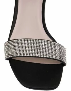 Pink Inc Icon Black Satin Sandals in Black Satin 9 Pink Inc Icon Black Satin Sandals in Black Satin -Deals Shoes Store 883336060 6 720x928