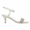 Pink Inc Icon Ivory Satin Sandals in Ivory Satin