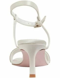 Pink Inc Icon Ivory Satin Sandals in Ivory Satin -Deals Shoes Store 883336150 5 720x928