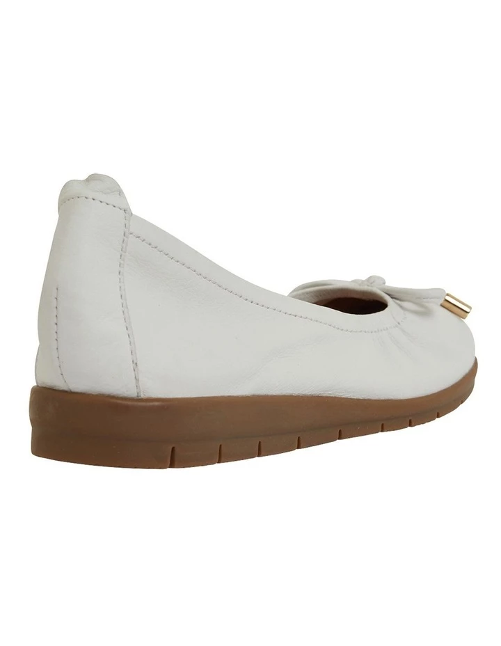 Active Flex Barton White Glove Flat Shoes 4 Active Flex Barton White Glove Flat Shoes - Image 4