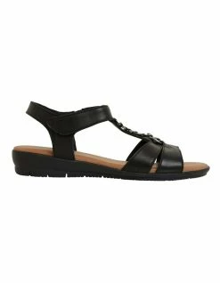 Active Flex Baleno Black Glove Sandals