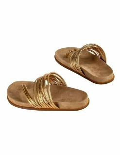 Tony Bianco Lamana Antique Gold Nappa Sandals -Deals Shoes Store 883425880 3 720x928