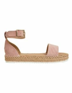 Ravella Ballad Blush Suede Sandals
