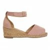 Ravella Henley Blush Suede Sandals in Blush Suede