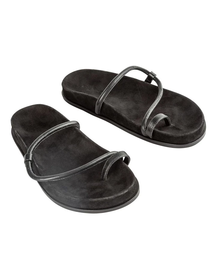 Tony Bianco Lexia Black Nappa Sandals 2 Tony Bianco Lexia Black Nappa Sandals - Image 2