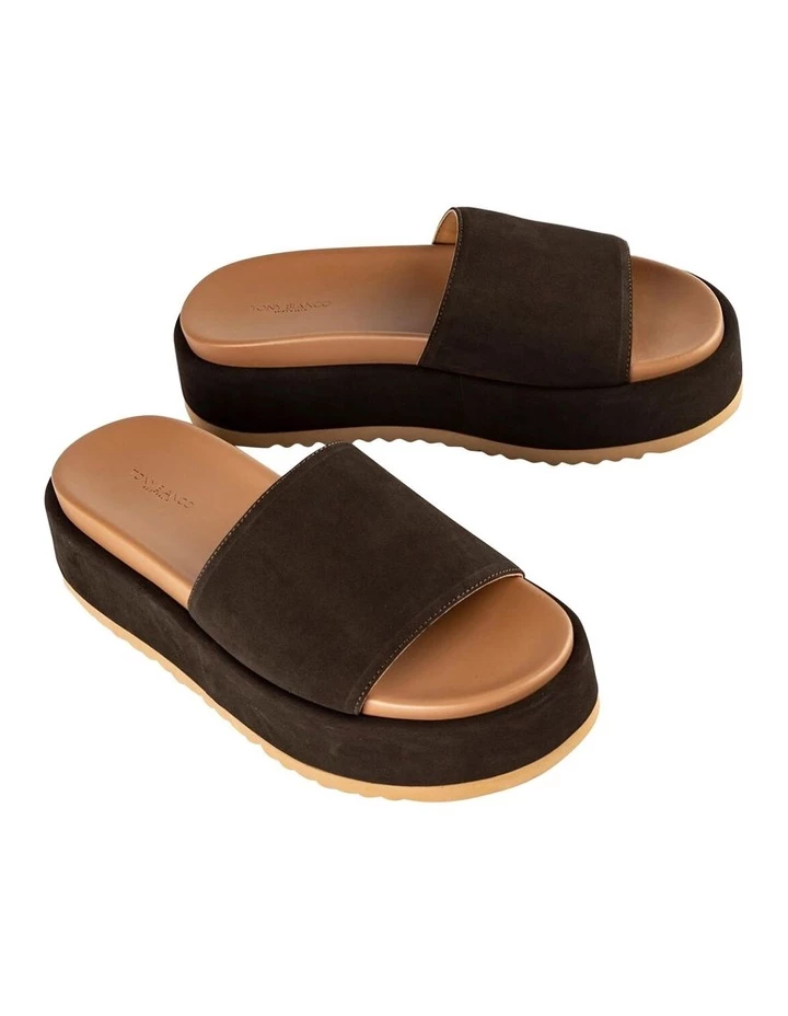 Tony Bianco Rio Chocolate Phoenix Wedges 2 Tony Bianco Rio Chocolate Phoenix Wedges - Image 2