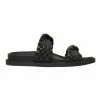 Ravella Ghost Black Smooth Sandals