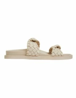 Ravella Ghost Nude Smooth Sandals in Nude Smooth
