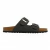 Sandler Florida Black Oily Nubuck Sandals
