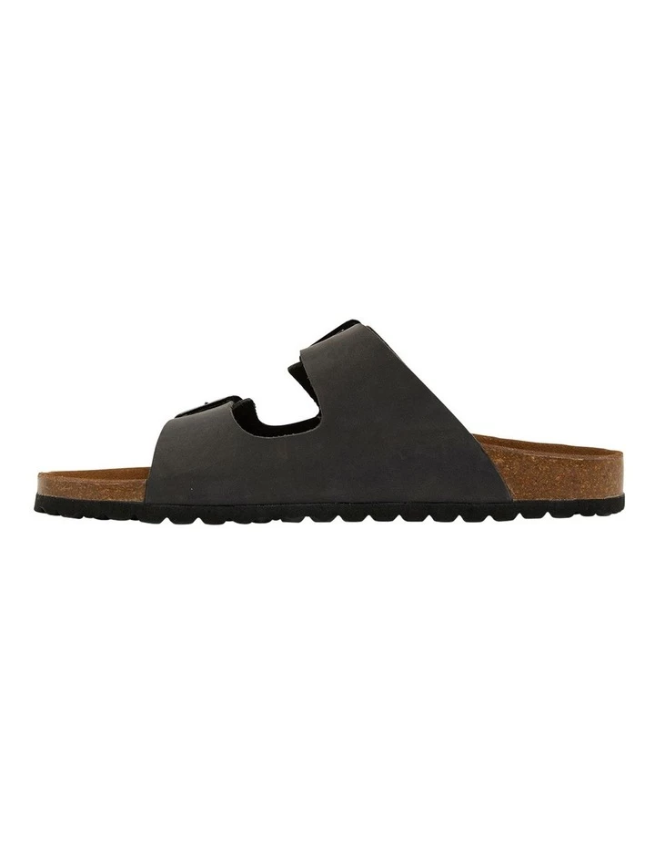 Sandler Florida Black Oily Nubuck Sandals 3 Sandler Florida Black Oily Nubuck Sandals - Image 3