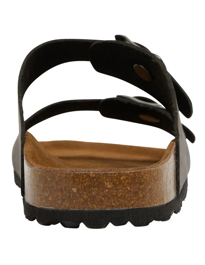 Sandler Florida Black Oily Nubuck Sandals 5 Sandler Florida Black Oily Nubuck Sandals - Image 5