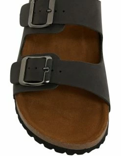 Sandler Florida Black Oily Nubuck Sandals 12 Sandler Florida Black Oily Nubuck Sandals -Deals Shoes Store 884441890 6 720x928
