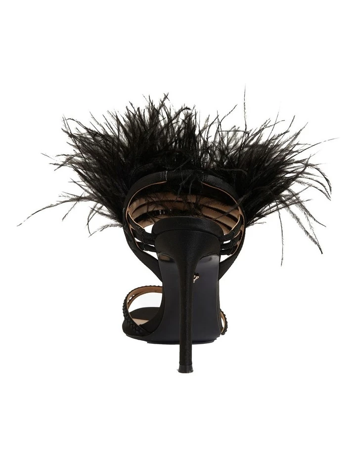 NINA Dalva Black Satin Sandals 5 NINA Dalva Black Satin Sandals - Image 5