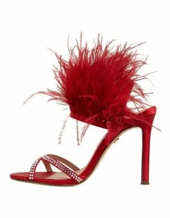 NINA Dalva Red Rouge Satin Sandals 9 NINA Dalva Red Rouge Satin Sandals -Deals Shoes Store 885023740 3 720x928