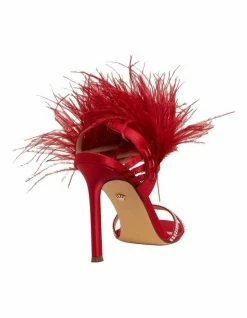 NINA Dalva Red Rouge Satin Sandals 10 NINA Dalva Red Rouge Satin Sandals -Deals Shoes Store 885023740 4 720x928