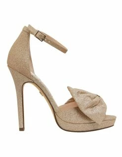 NINA Flosie Gold Baby Glitter Sandals
