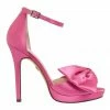 NINA Flosie Ultra Pink Satin Sandals