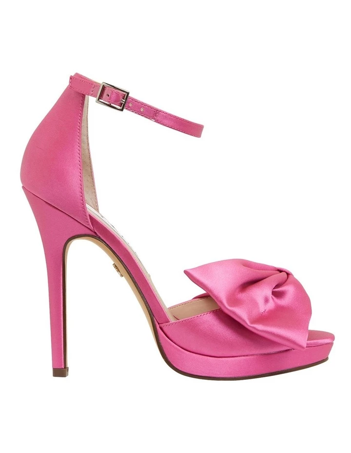 NINA Flosie Ultra Pink Satin Sandals 1 NINA Flosie Ultra Pink Satin Sandals