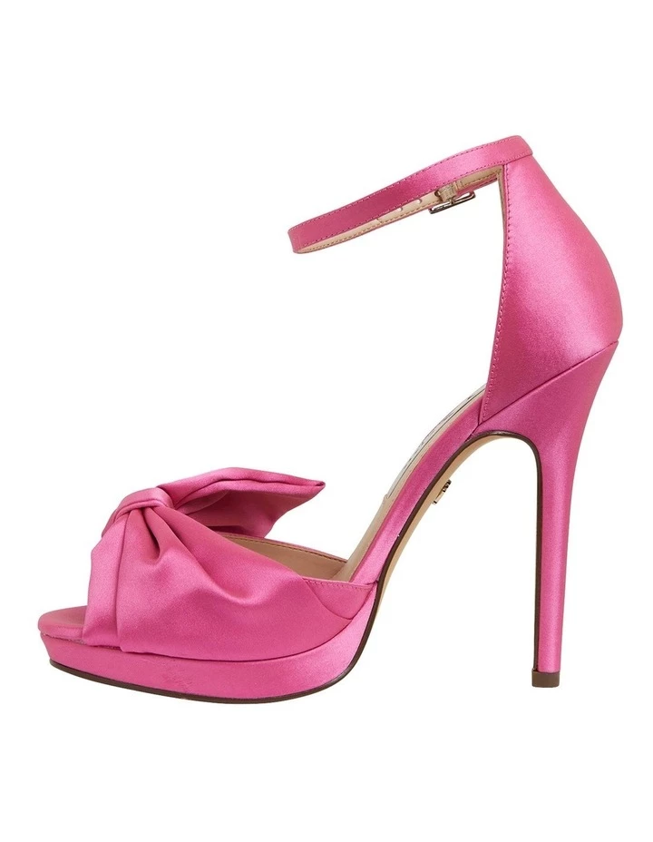 NINA Flosie Ultra Pink Satin Sandals 3 NINA Flosie Ultra Pink Satin Sandals - Image 3