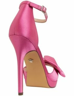 NINA Flosie Ultra Pink Satin Sandals 10 NINA Flosie Ultra Pink Satin Sandals -Deals Shoes Store 885024100 4 720x928