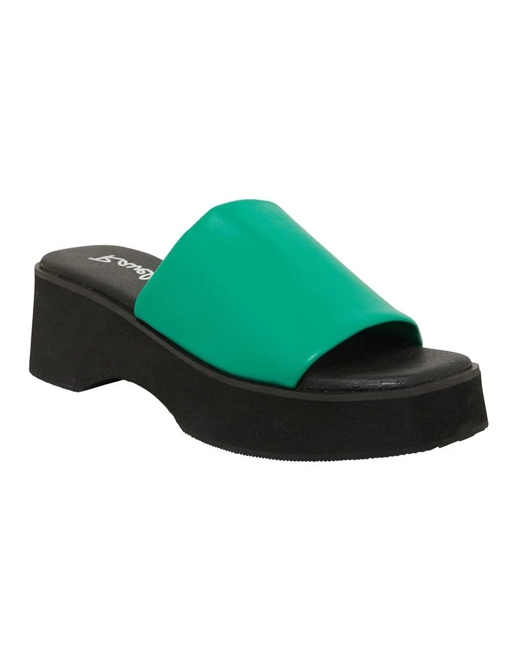 Ravella Fiasco Green Smooth Sandals 2 Ravella Fiasco Green Smooth Sandals - Image 2
