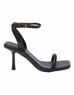 Ravella Indy Black Smooth Sandals