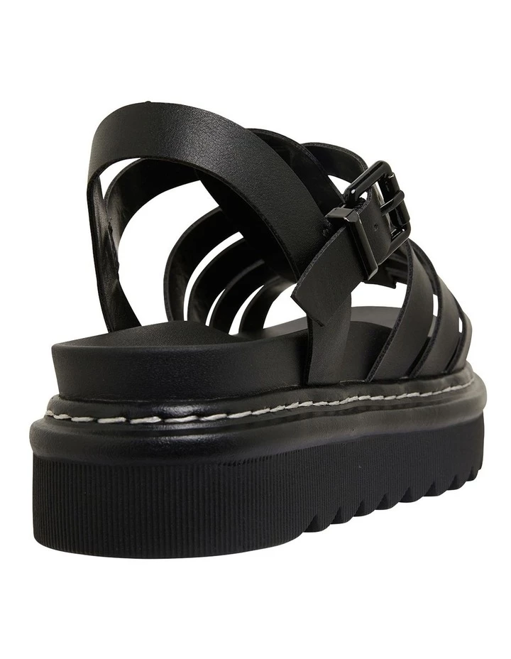 Sandler Force Black Smooth Sandals 4 Sandler Force Black Smooth Sandals - Image 4