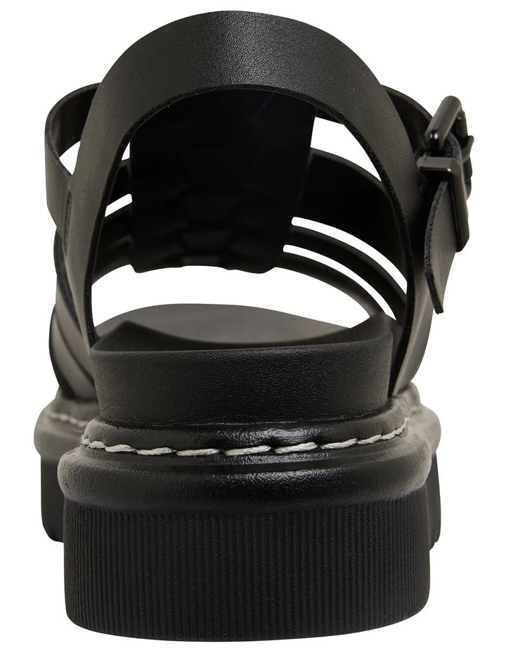 Sandler Force Black Smooth Sandals 5 Sandler Force Black Smooth Sandals - Image 5