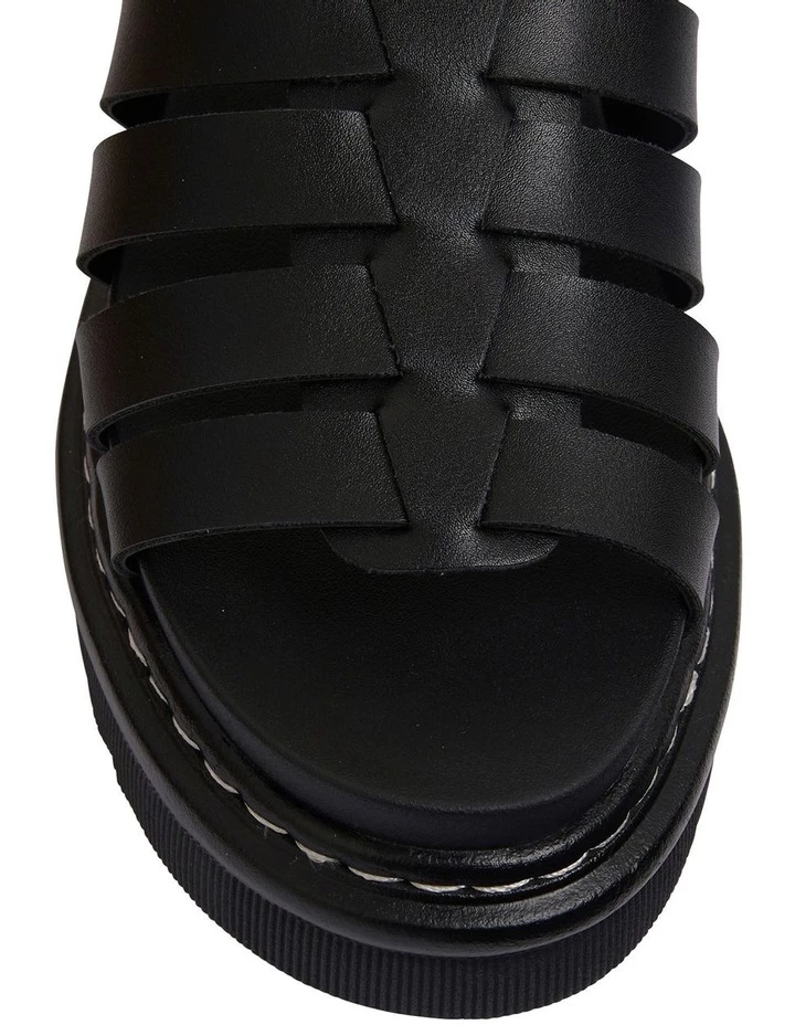 Sandler Force Black Smooth Sandals 6 Sandler Force Black Smooth Sandals - Image 6