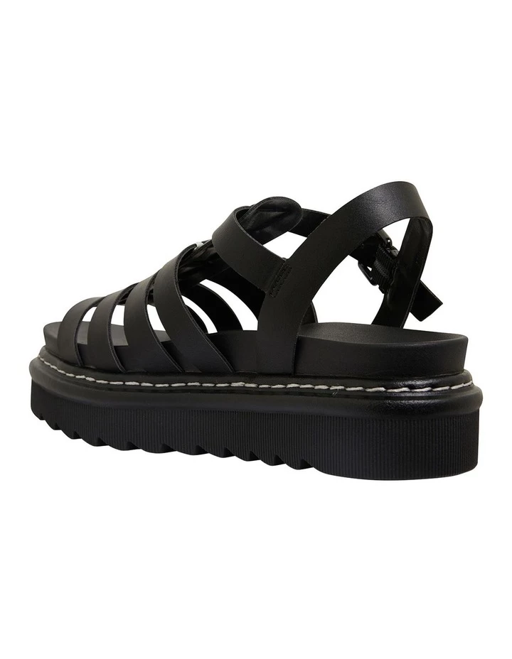 Sandler Force Black Smooth Sandals 7 Sandler Force Black Smooth Sandals - Image 7
